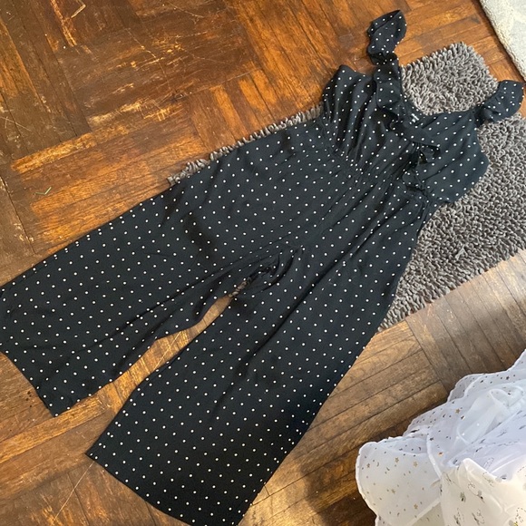 Ruffle Front Jumpsuit in Grid Lock - Picture 9 of 10